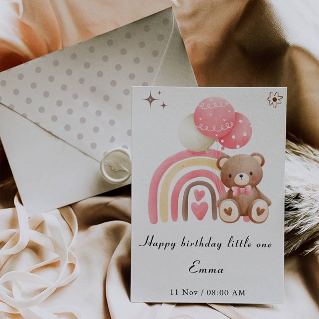 Cartão de Aniversário Elegante (Elegant Happy Birthday Card)
