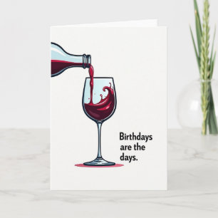 Cartão de Aniversário Elegante Derramamento