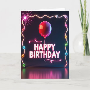 Cartão de Aniversário Elétrico