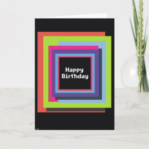 Cartão de Aniversário em Pixel Art