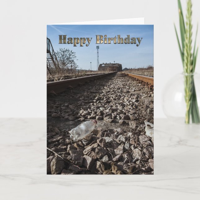 Cartão de aniversário engraçado (Frente)