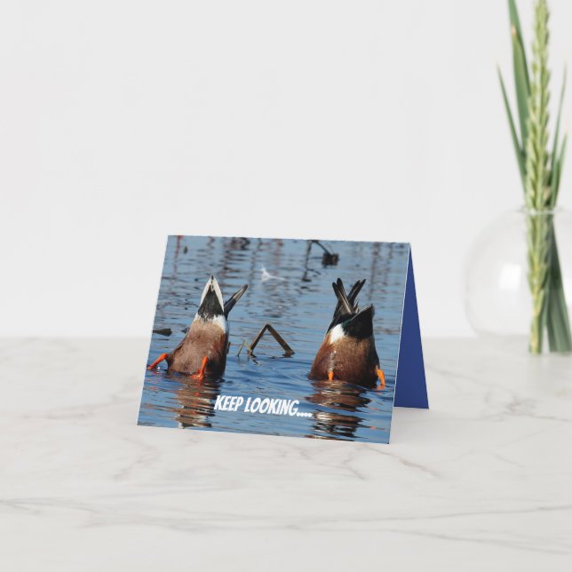 Cartão de aniversário engraçado (Frente)