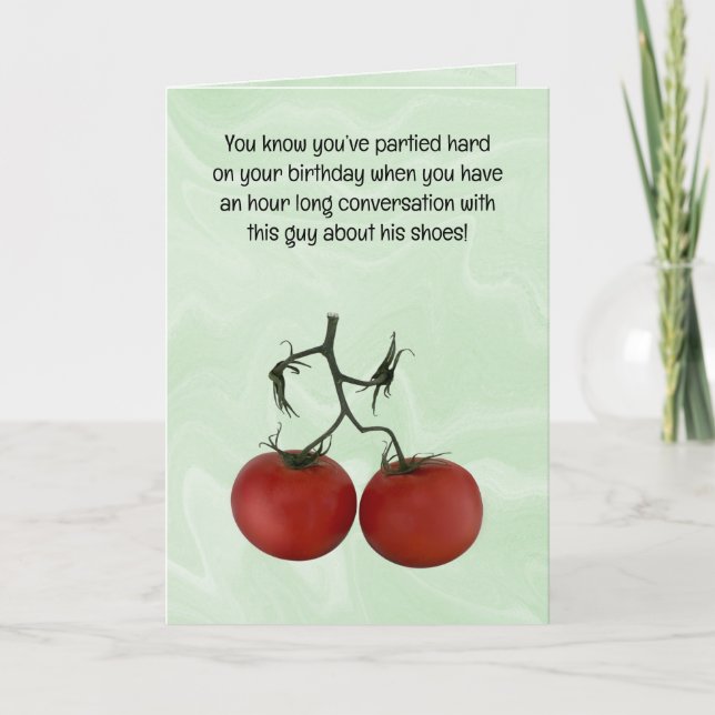 Cartão de Aniversário Engraçado (Frente)