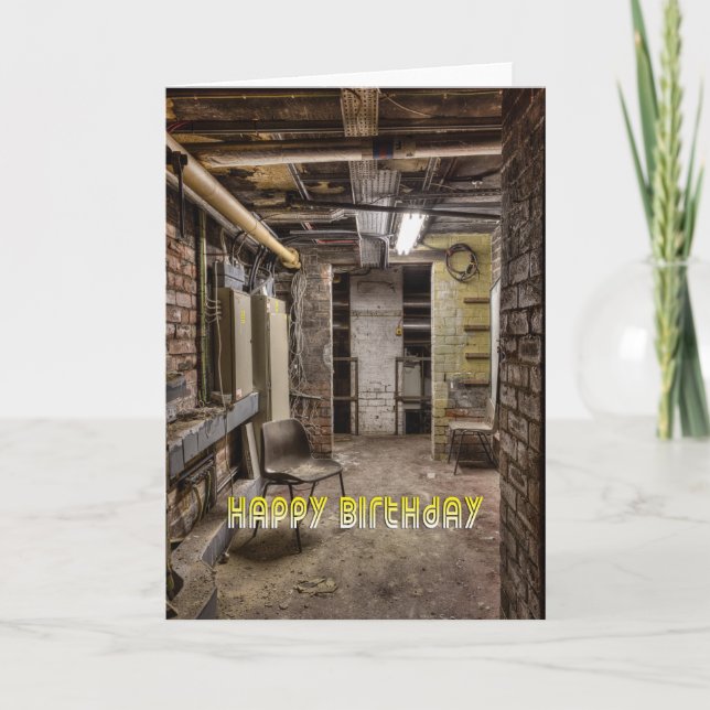 Cartão de aniversário engraçado (Frente)