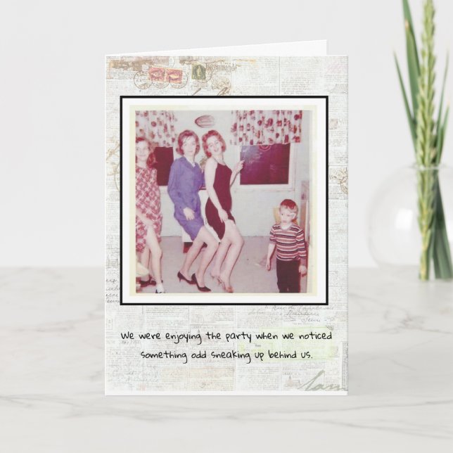 Cartão de Aniversário Engraçado (Frente)