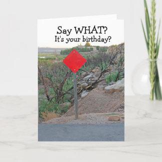 Cartão de Aniversário Engraçado