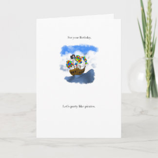 Cartão de aniversário engraçado