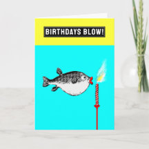 Cartão de Aniversário Engraçado