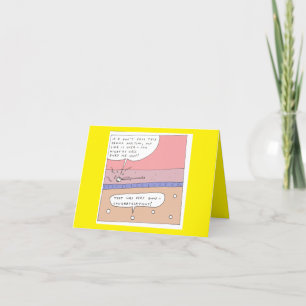 Cartão de Aniversário Engraçado