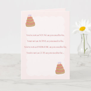 Cartão de Aniversário Engraçado