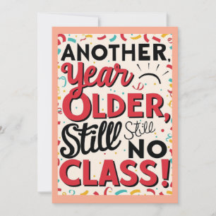 Cartão de Aniversário Engraçado