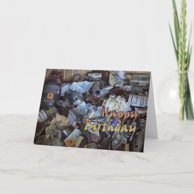 Cartão de aniversário engraçado (Frente)