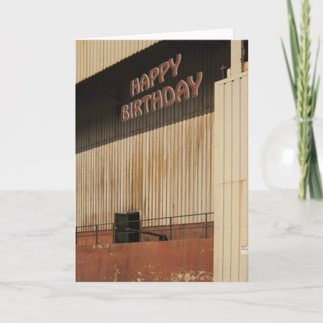 Cartão de aniversário engraçado (Frente)