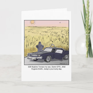 Cartão de Aniversário Engraçado