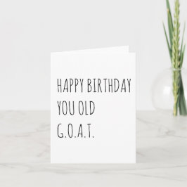 Cartão de Aniversário Engraçado