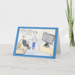 Cartão de Aniversário Engraçado