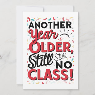 Cartão de Aniversário Engraçado