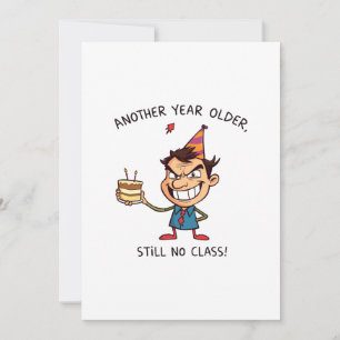 Cartão de Aniversário Engraçado
