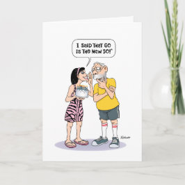 Cartão de aniversário engraçado 60