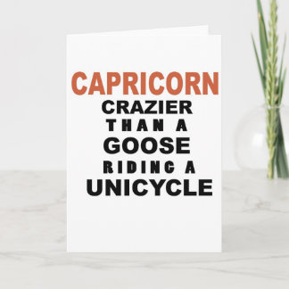 Cartão de Aniversário Engraçado Capricorn