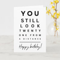 Cartão de aniversário engraçado, Cartão de anivers