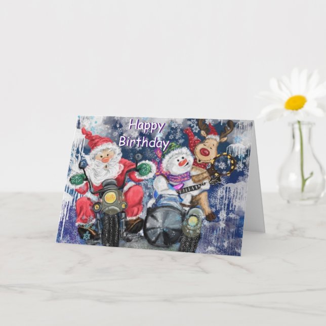 Cartão de Aniversário Engraçado com Felizes Amigos (Planta pequena)