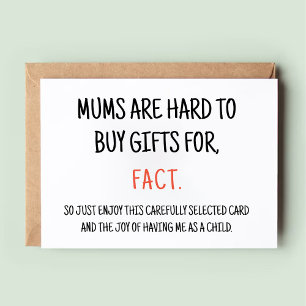 Cartão de aniversário engraçado da mãe difícil de 