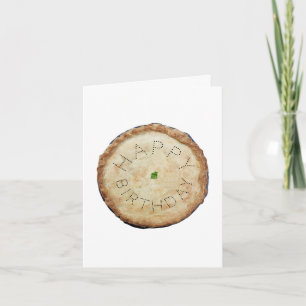 Cartão de Aniversário Engraçado de Pie