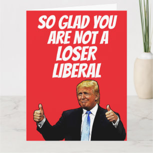 CARTÃO DE ANIVERSÁRIO ENGRAÇADO DO DONALD TRUMP