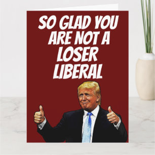 CARTÃO DE ANIVERSÁRIO ENGRAÇADO DO DONALD TRUMP