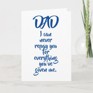 Cartão de aniversário engraçado do papai