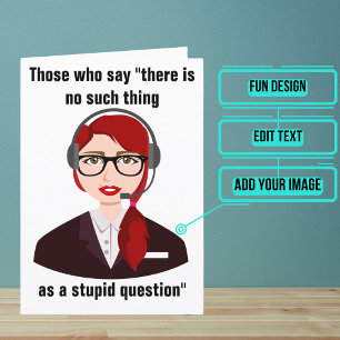 Cartão de Aniversário Engraçado do Representante d