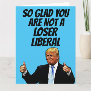 CARTÃO DE ANIVERSÁRIO ENGRAÇADO DO TRUMP