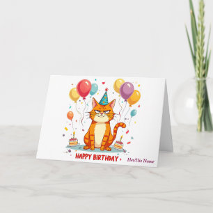 Cartão de Aniversário Engraçado Engraçado - Sobrec