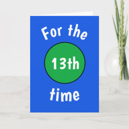 Cartão de aniversário engraçado para adolescente