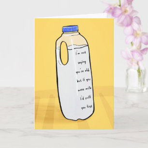 Cartão de Aniversário Engraçado para Amigos - chei
