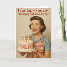 Cartão de aniversário engraçado para aquele amigo