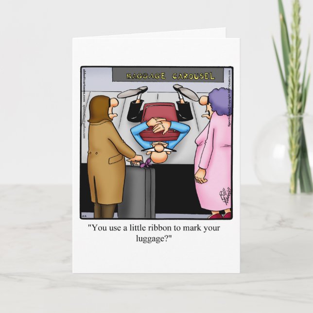 Cartão de Aniversário Engraçado para Casal (Frente)