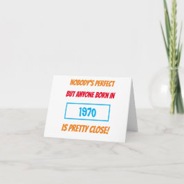 Cartão de aniversário engraçado para ele ou ela co