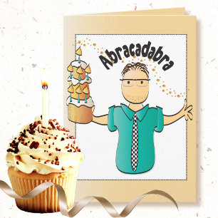 Cartão de Aniversário Engraçado para Ele - Sass
