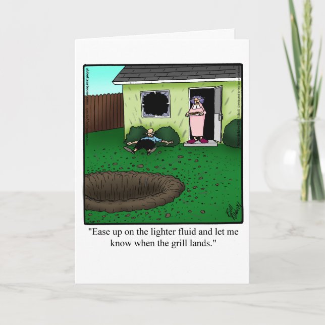 Cartão de Aniversário Engraçado Para Ele Spectickl (Frente)