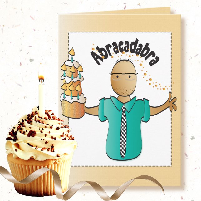 Cartão de aniversário engraçado para ele - você ai (Criador carregado)