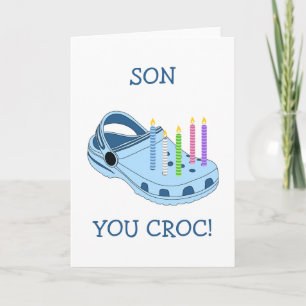 Cartão de Aniversário Engraçado para Filho - Você