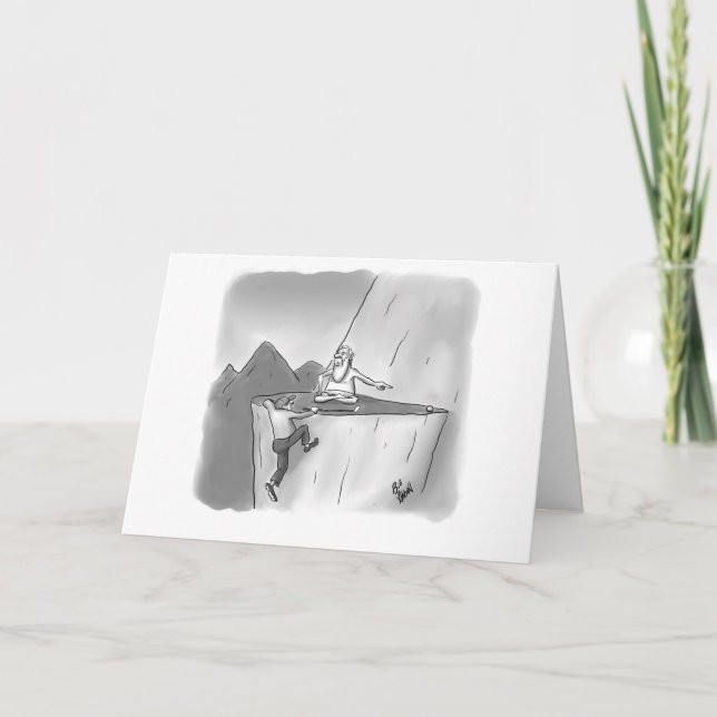 Cartão De Aniversário Engraçado Para Golfer (Frente)