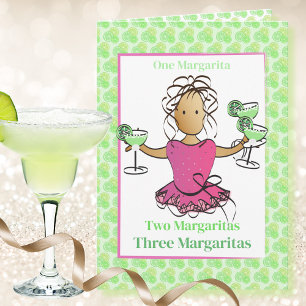 Cartão de aniversário engraçado para Margarita