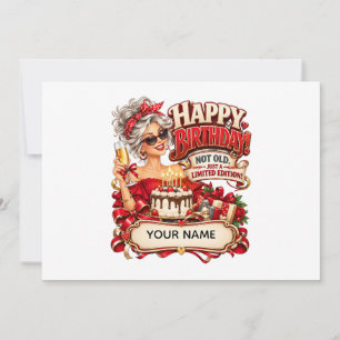 Cartão de Aniversário Engraçado Personalizado para