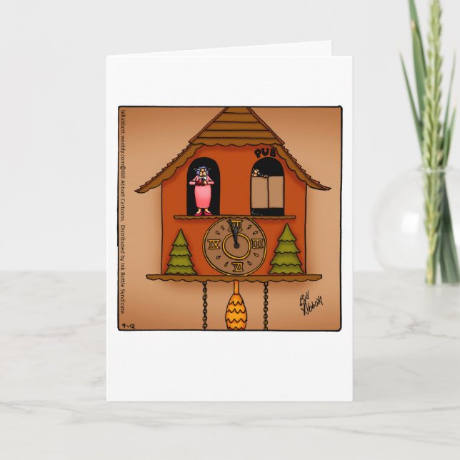 Cartão de aniversário engraçado "Spectickles" (Frente)