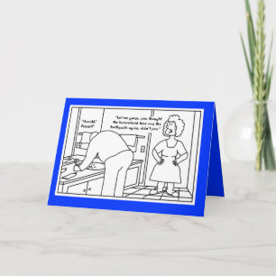 Cartão de aniversário equivocado do dentífrico