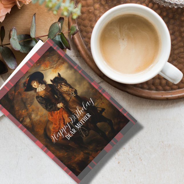 Cartão De Aniversário Escocês, Cartão De Tartan (Criador carregado)