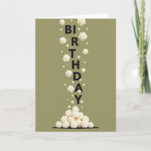 Cartão de Aniversário Esfera Minimalista